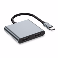 Tech-Protect HB08 4in1 USB-C + USB2.0 + 2 x HDMI 4K 60HZ adapter - hall