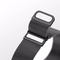 DUX DUCIS strap MILANESE stailess terasehall magnetic jaoks Apple Watch 38 / 40 / 41 mm must