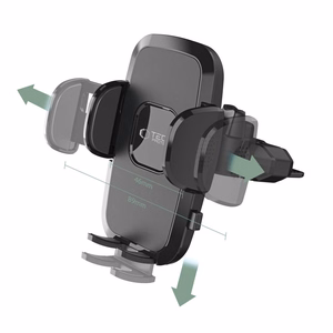 Tech-Protect V3 Car Phone Hoidja jaoks CD Drive - must