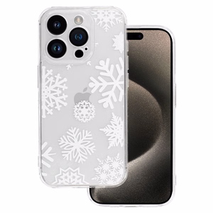 Tel Protect Christmas прозрачный Чехол для Iphone 15 Pro Max дизайн 4