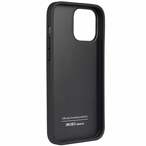 Audi натуральная кожа iPhone 13 Pro Max 6.7" чёрный/чёрный хардкейс AU-TPUPPCIP13PM-Q8/D1-BK