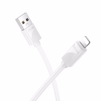 Kaabel USB A to Lightning Hoco 2,4A 1 m X114 valge