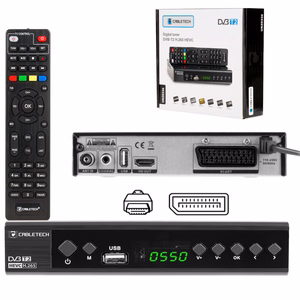 Cabletech URZ0336C – DVB-T2 H.265/HEVC digitaalse maapealse televisiooni vastuvõtja