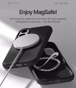 Ümbris Mercury Pure Magsafe Silicon Ümbris Apple iPhone 17 punane