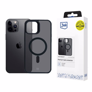 3mk Smoke MagCase jaoks Apple iPhone 12 Pro Max - must