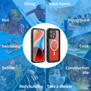 Waterproof case SHELLBOX DOT compatible koos MagSafe jaoks IPHONE 15 Pro Max must