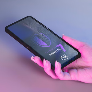 3mk Satin Armor Ümbris+ jaoks Samsung Galaxy Z Flip 7 - Läbipaistev Must