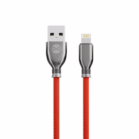 Forever Tornado kaabel USB - Lightning 1,0 m 3A punane