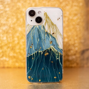 Kuldne Glam ümbris jaoks iPhone 11 mountain