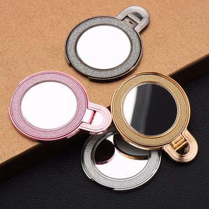 Phone stand CIRCLE MIRROR - stick-on - kuldne