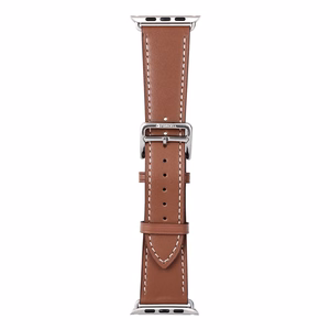 Strap to Apple Watch Forcell F-Design FA20 holes eco-friendly leather 42 / 44 / 45 / 49 mm brown
