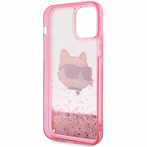 Karl Lagerfeld KLHCP12MLNCHCP iPhone 12/ 12 Pro 6.1" roosa/roosa hardcase Glitter Choupette Head