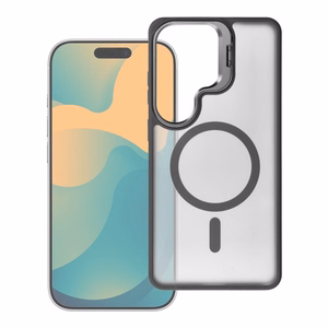 Case for Samsung A57 Forcell F-Protect Shadow Stand Premium compatible with MagSafe grey