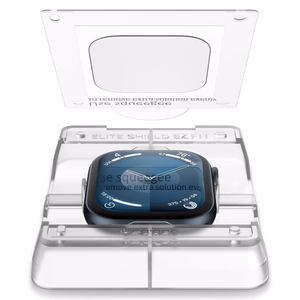 Spigen Elite Shield ”EZ FIT” Hübriidklaas 2-PACK jaoks Apple Watch 10 (42MM) - Clear