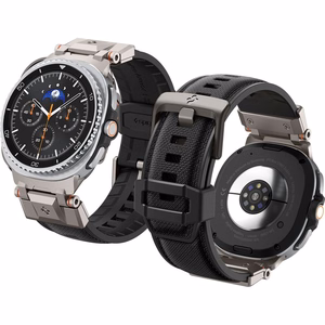Spigen DuraPro Armor rihm mudelile Samsung Galaxy Watch 40/44/46 mm – must