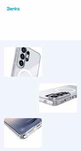 Benks Magnetic Crystal Ümbris (A048) for Samsung Galaxy S26 läbipaistev