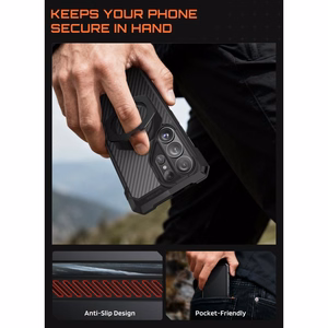 Supcase UB Grip Mag MagSafe ümbris Samsung Galaxy S26 Ultra jaoks - must