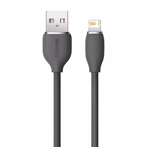 Кабель Baseus Jelly USB на Lightning 2.4A 1.2м (чёрный)