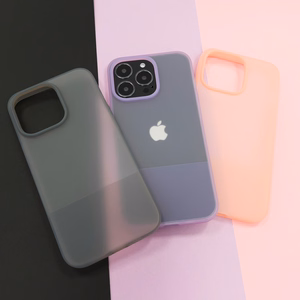 Kingxbar Plain seeria ümbris iPhone 13 Pro Max silikoonist ümbris roosa