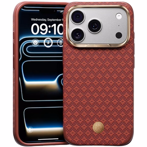 Benks ArmorGrid Edge X9 Air Navigator Kevlar-ümbris (C.K.FL.AP.RD.X070) iPhone 18 Pro Max/17 Pro Max telefonile, punane (Sawy Red)