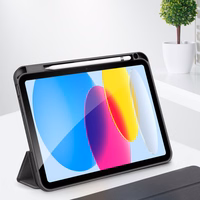 DUX DUCIS korpus DOMO kokkupandav koos pliiatsihoidjaga iPad 10 (2022) musta värvi