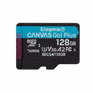 Kingston memory card 128GB microSDXC Canvas Go Plus Gen4 200MB/s A2 U3 V30