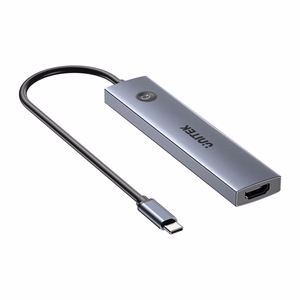 UNITEK USB-C 7-in-1 jaotur PD 100W HDMI 2.0 sisse/välja lülitiga