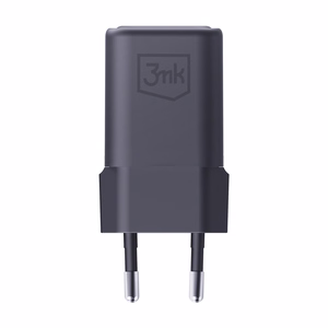 3mk Hyper Charger PD 33W GaN QC4+ PPS AFC FCP SCP 1A1C seinalaadija - must