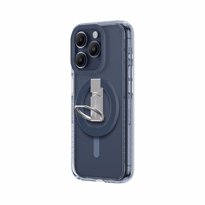 Amazing Thing Titan Pro Mag Ring Grip Ümbris 10FT IP156.1PTRBU jaoks Iphone 15 Pro tumesinine
