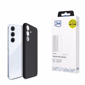 3mk Silicone Ümbris jaoks Samsung Galaxy A55 5G - must