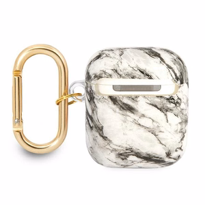Guess GUA2HCHMAG чехол для AirPods серый/серый Marble Strap Collection