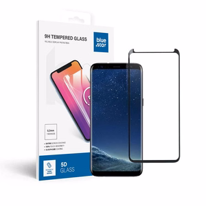 Karastatud klaas to Samsung Galaxy S8 (full glue / Ümbris friendly) sinine Star 5D must