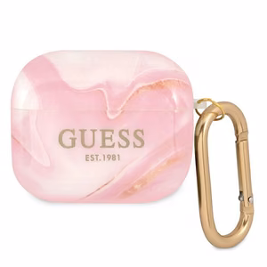 Guess GUA3UNMP AirPods 3 ümbris roosa/roosa Marble Collection