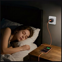 Kaabel USAMS U92 18W USB-C - USB-A 1.2m oranž