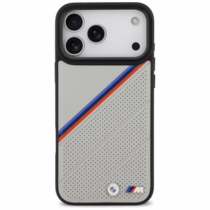 BMW M Tricolor Metal Logo MagSafe Ümbris jaoks iPhone 17 Pro Max - Hall