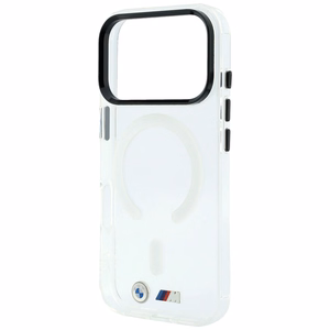 BMW M IML Glossy Metal Logo & Trims MagSafe ümbris mudelile iPhone 17 Pro / 18 Pro – läbipaistev