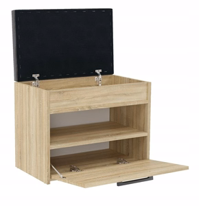 Topeshop PARMA MINI SONOMA kinnine jalatsikapp, Sonoma tamm