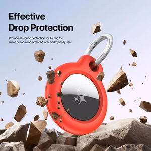 DUX DUCIS secure case mad of durable PC jaoks Apple AirTag (4Pack)