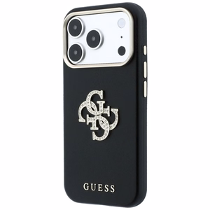 Guess Smooth & Big Strass Logo ümbris iPhone 18 Pro / 17 Pro – must