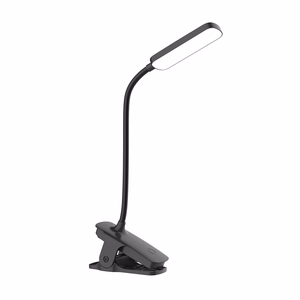 Wozinsky VT-01 Mini LED lugemislamp klambri ja 80 cm USB-C-kaabliga, must