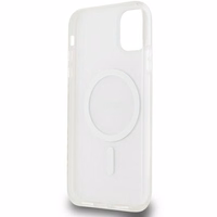 DKNY IML Mono & Stripe MagSafe ümbris jaoks iPhone 11 / Xr - roosa