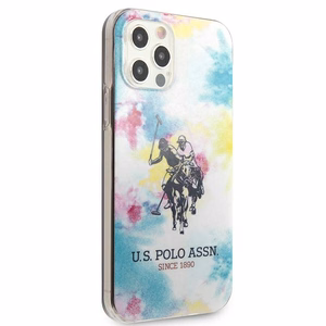 US Polo USHCP12MPCUSML Tie & Dye Collection ümbris seadmele iPhone 12 / 12 Pro 6.1", mitmevärviline