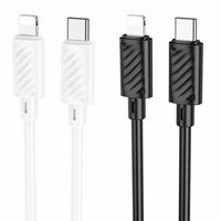 Kaabel USB C to Lightning Hoco PD 27W 2 m X88 valge