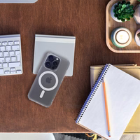 FROST MAG COVER Ümbris compatible with MagSafe jaoks SAMSUNG S25 Edge frozen läbipaistev