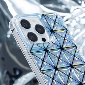 Kingxbar Miya seeria ümbris iPhone 14 Pro Max'ile tagakate vikerkaarevärviline kate
