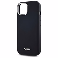 DKNY Plain Logo MagSafe iPhone 14 Ümbris - Must