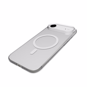Puro Lite Mag TPU+PC Ümbris Compatible with MagSafe jaoks iPhone 17 Air - Läbipaistev with Valge Ring