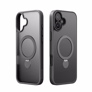 Telefoni ümbris Dux Ducis Yind 360 Ring Stand Apple iPhone 16 Pro Max must