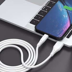 USB kaabel Dudao TGL3L, valge, Type-C, 100 cm (kuni 6A)