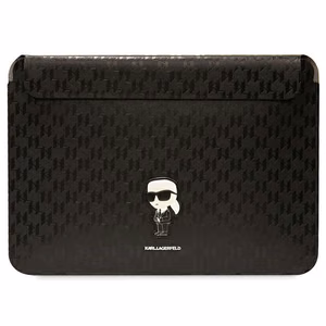 Karl Lagerfeld Saffiano Monogram Ikonik ümbris jaoks a 14" laptop - must